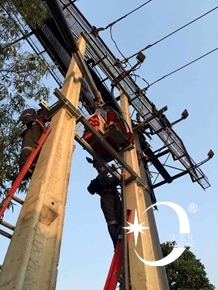 大北互研制的11kV户外组合计量装置样机在尼日利亚顺利安装